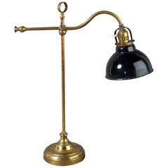 Art Deco Brass Table Lamp