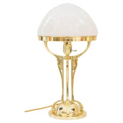 Art Deco brass table lamp vienna around 1920s