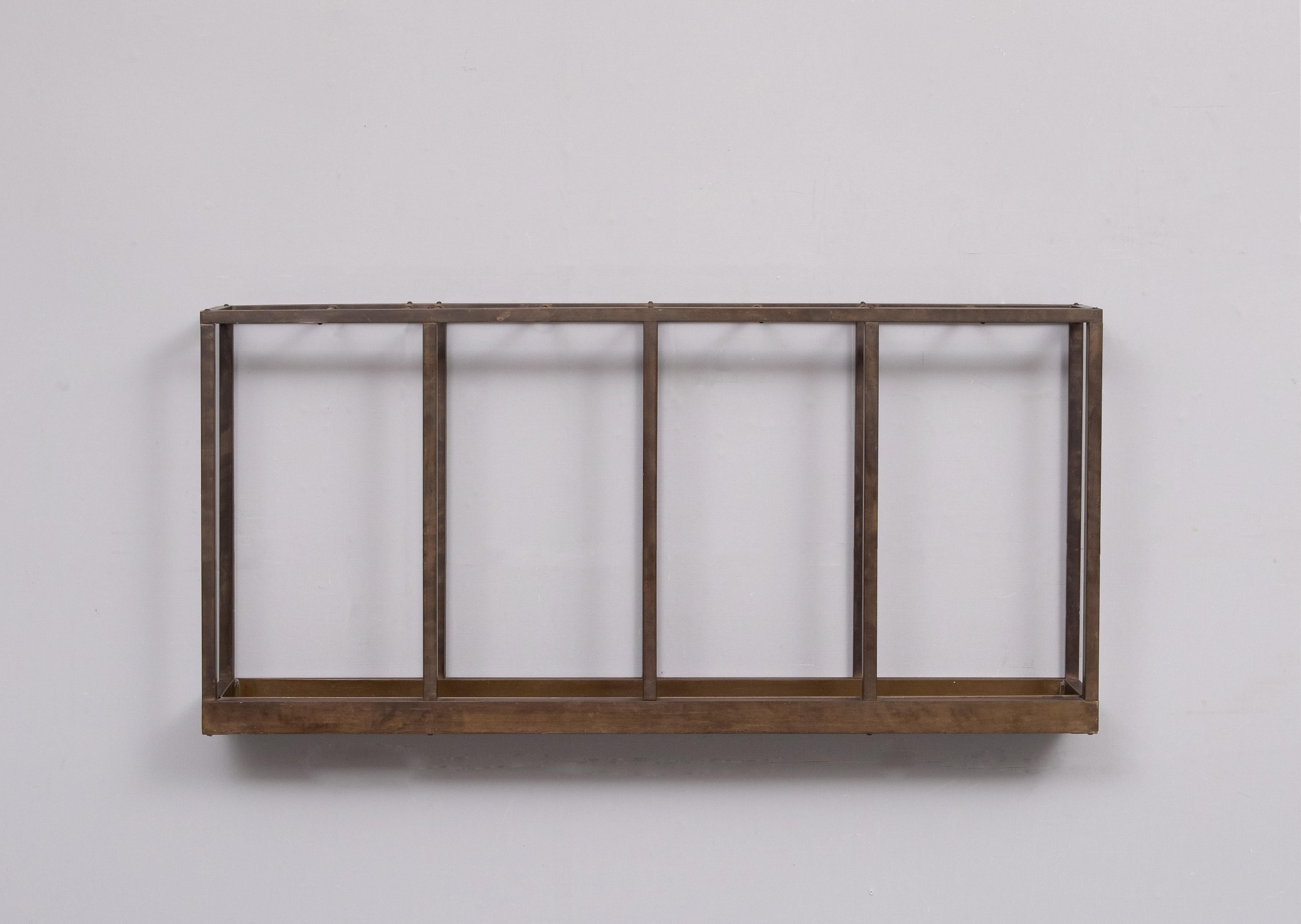 Milieu du XXe siècle Support pour parapluie et canne en laiton Art déco  Hollande des années 1930 en vente