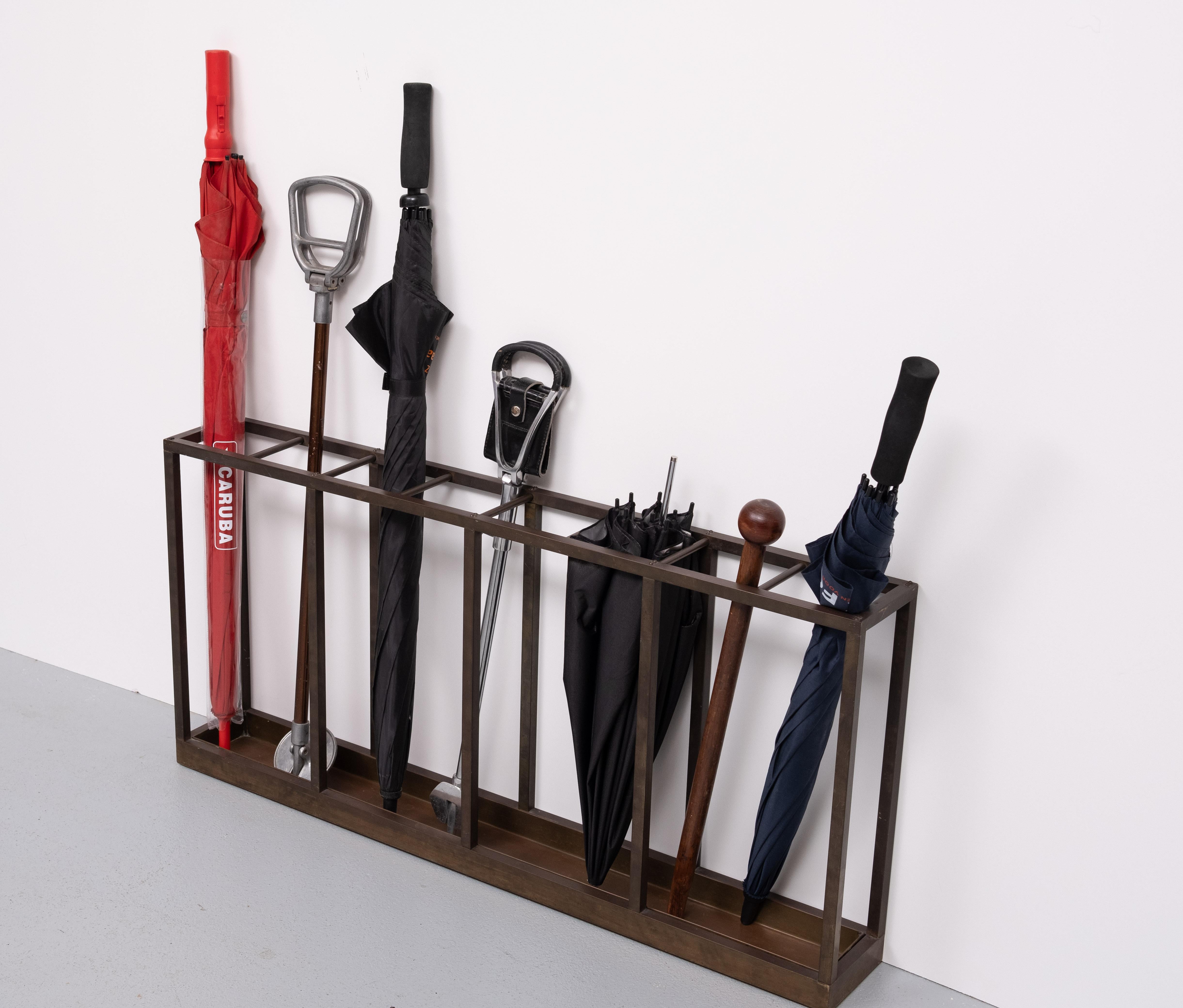 Support pour parapluie et canne en laiton Art déco  Hollande des années 1930 en vente 2