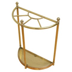 Art Deco Brass Umbrella Stand