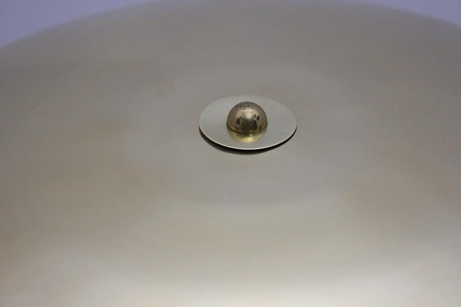 Art Deco Brass Vintage Mushroom Table Lamp Desk Lamp 1930s Vienna 3