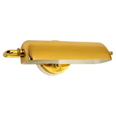 Antique Art Deco brass wall lamp vienna around 1920s