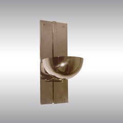 Lampada da parete in ottone Art Deco, applique da parete, Re Edition