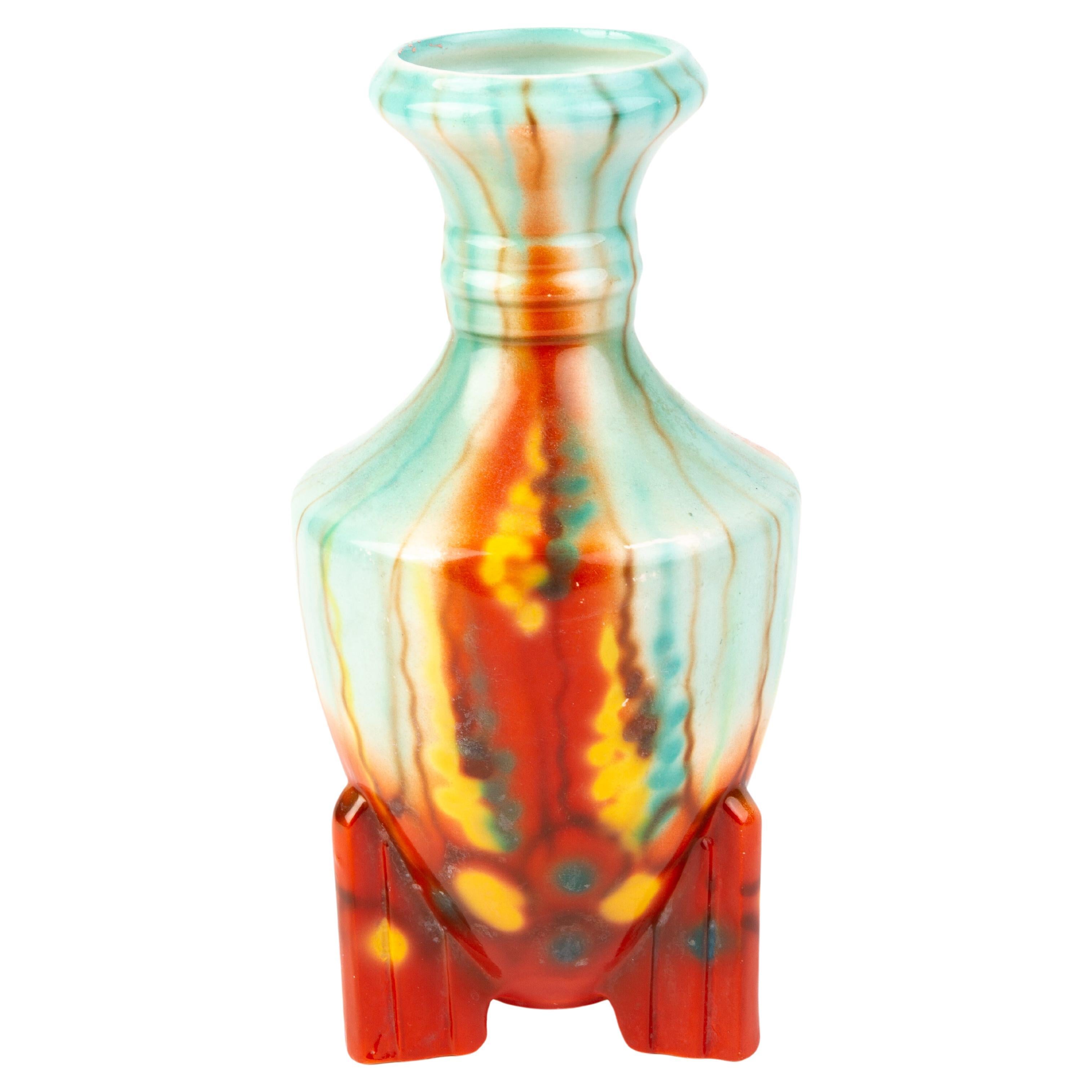 Art Deco Bretby Pottery Vase For Sale