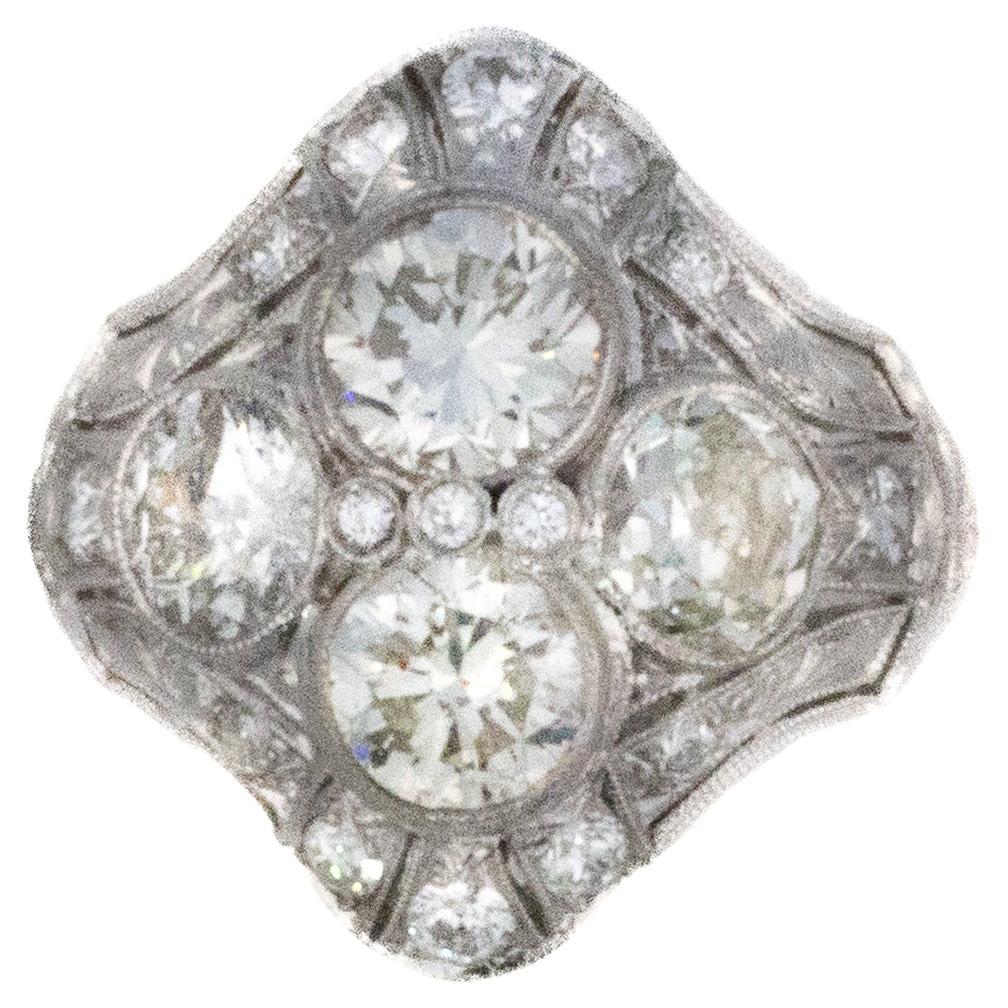 Art Deco Brilliant Cut Diamond Ring