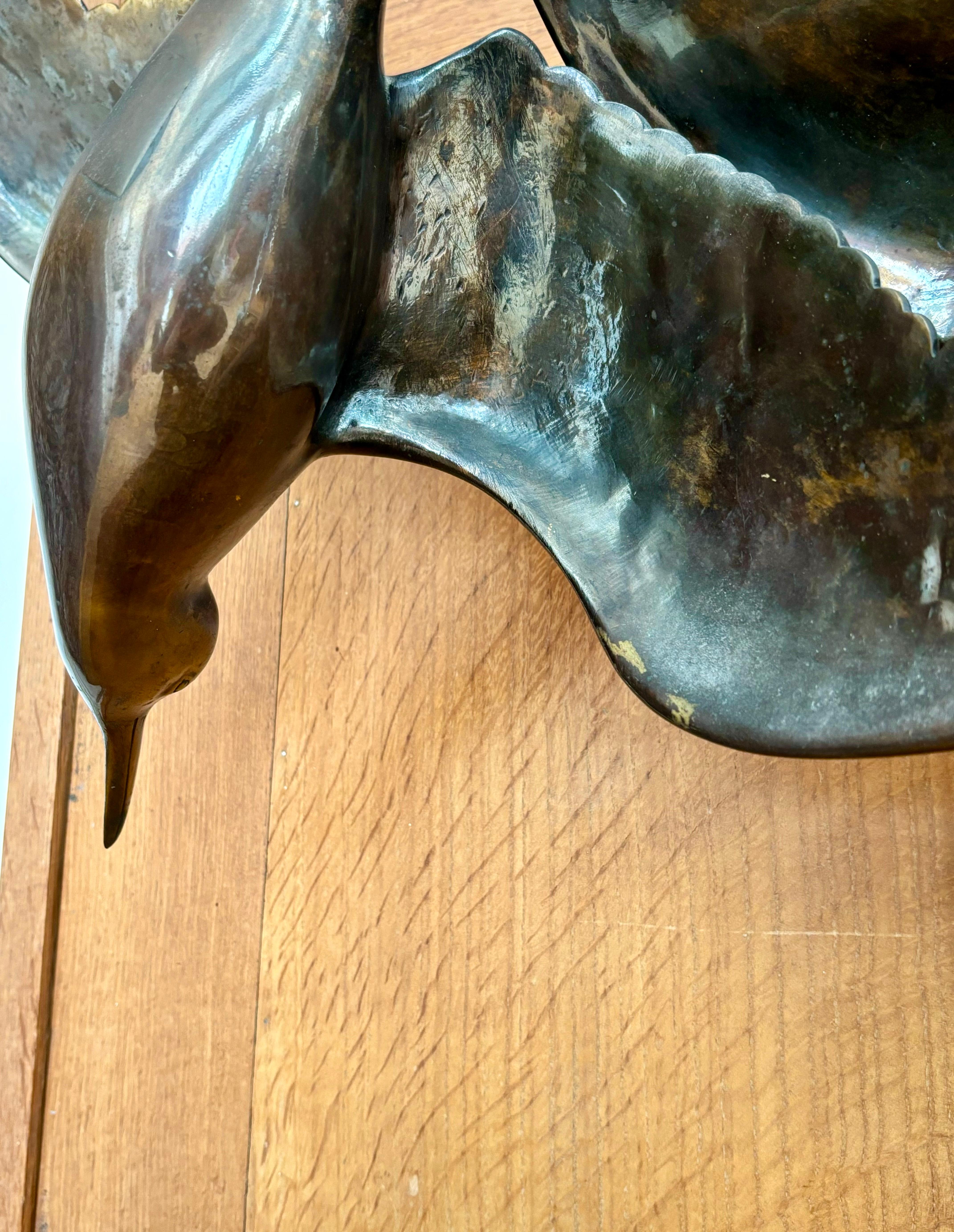 European Art Deco Bronze and Marble Sculpture by Renéti For Sale