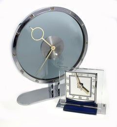 Mysterienuhr von Kienzle:: Art Deco Bronze und vernickelt:: um 1935:: Deutschland