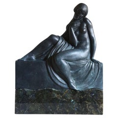 Art Deco Bronze Bather