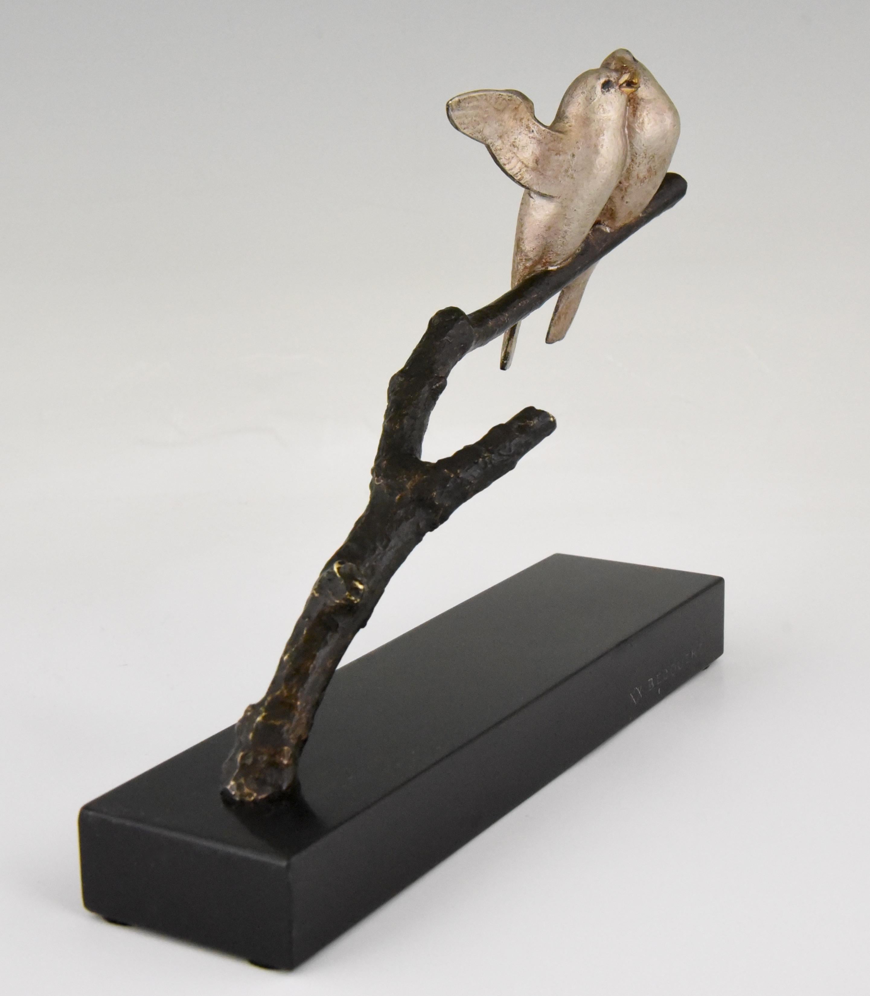 French Art Deco Bronze Bird Sculpture André Vincent Becquerel  France 1930