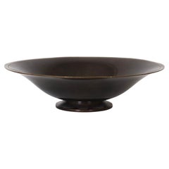 Bol en bronze Art déco par Just Andersen, années 1930, Danemark Bol en bronze Art déco par Just Andersen, années 1930, Danemark