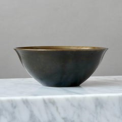 Art Deco Bronze Bowl by Just Andersen, Denmark, 1920s