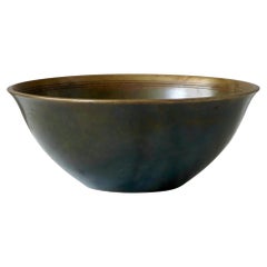 Bol en bronze Art déco de Just Andersen, Danemark, années 1920