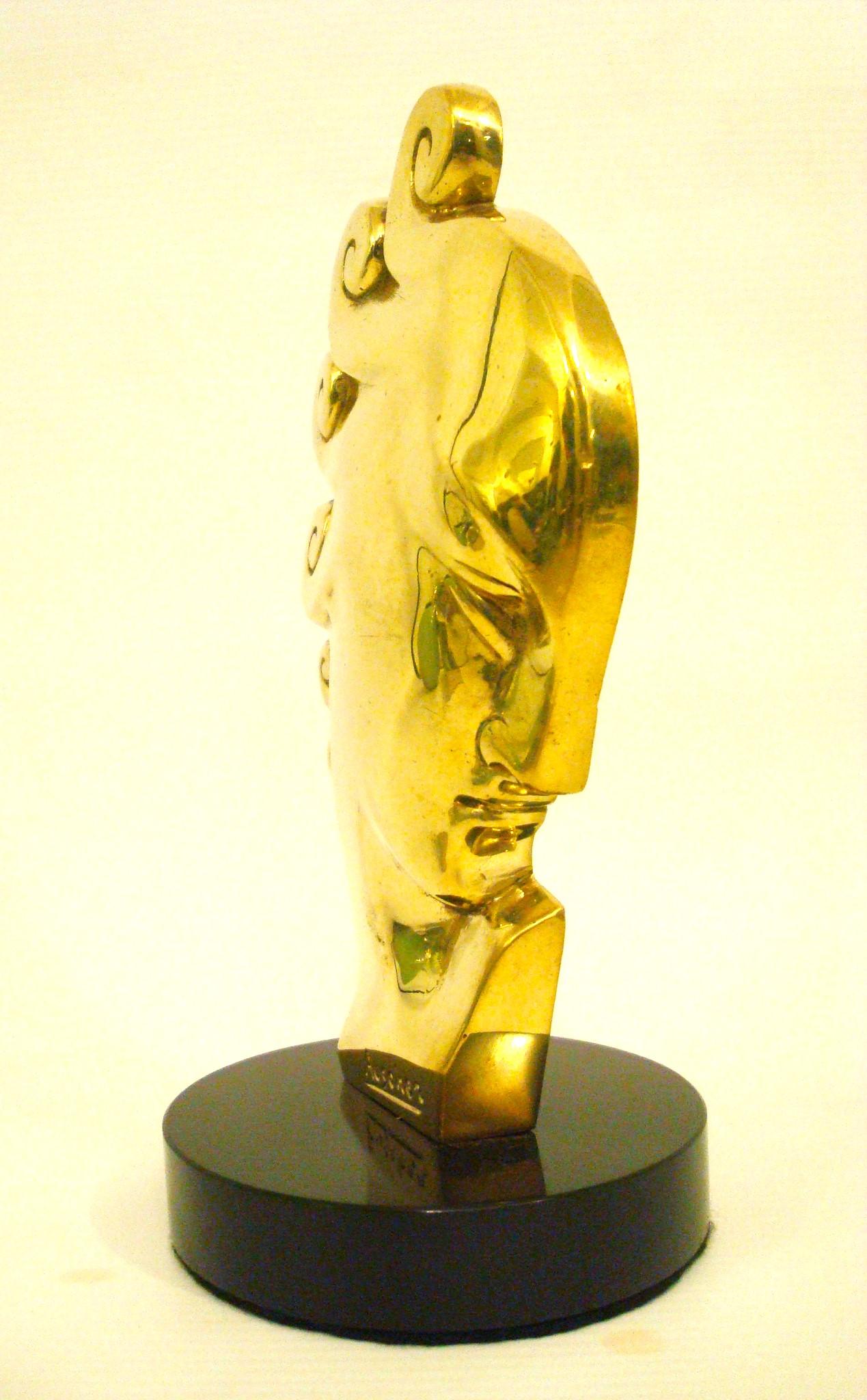 XX secolo Scultura in bronzo Art Deco di un busto di donna / Francia, 1930 in vendita