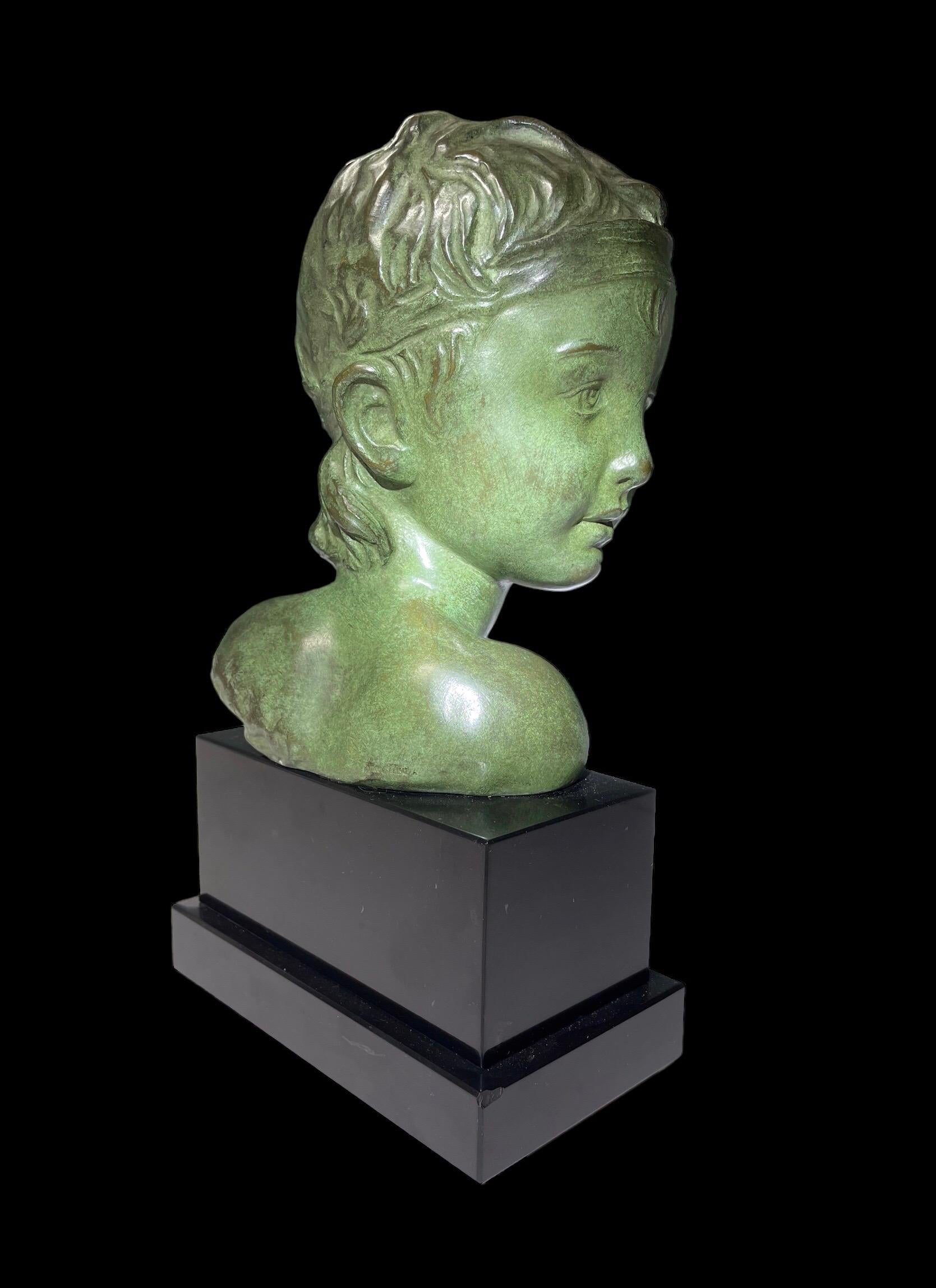 Art Deco Bronze By Alexandre Kéléty For Sale 5