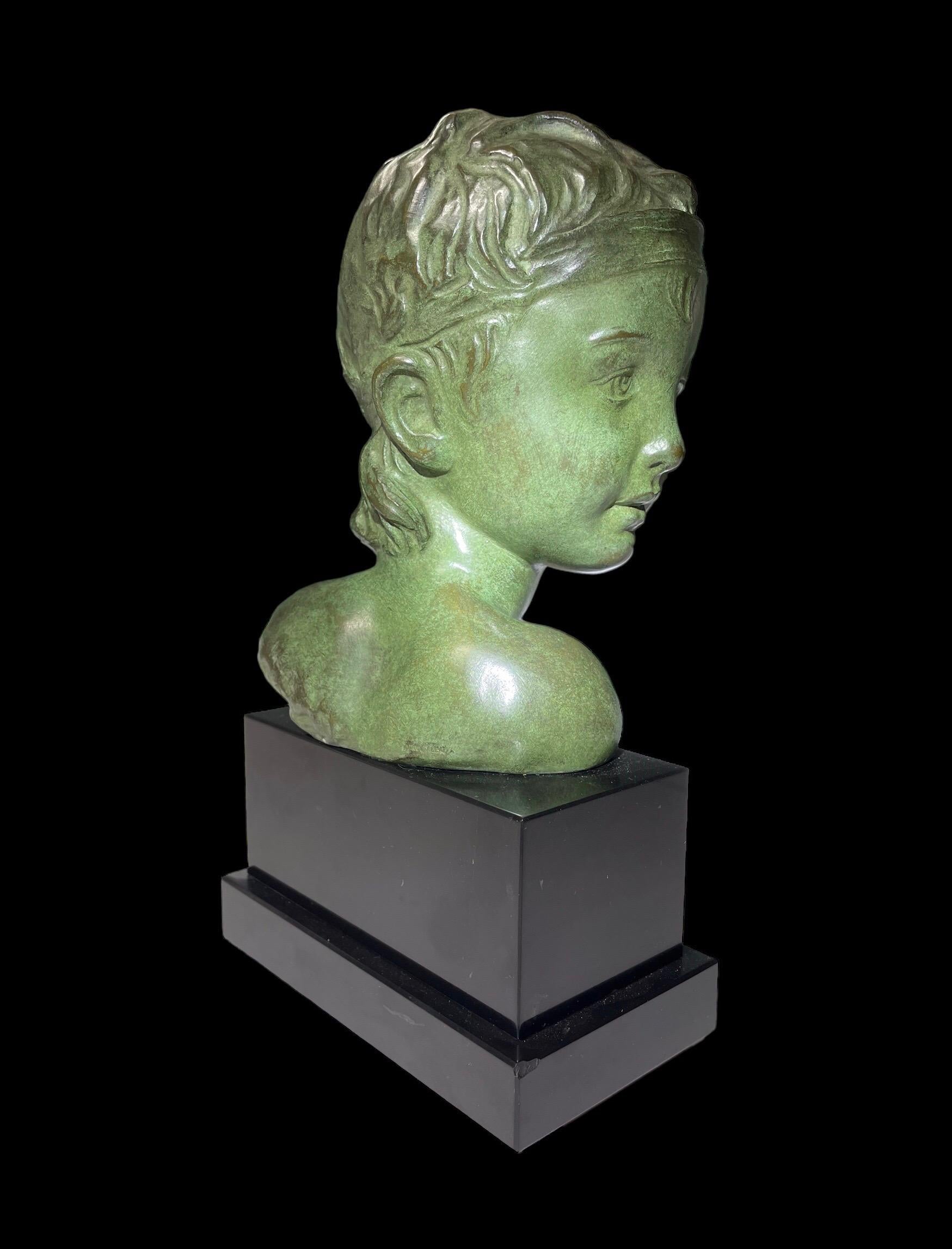 Art Deco Bronze By Alexandre Kéléty For Sale 6