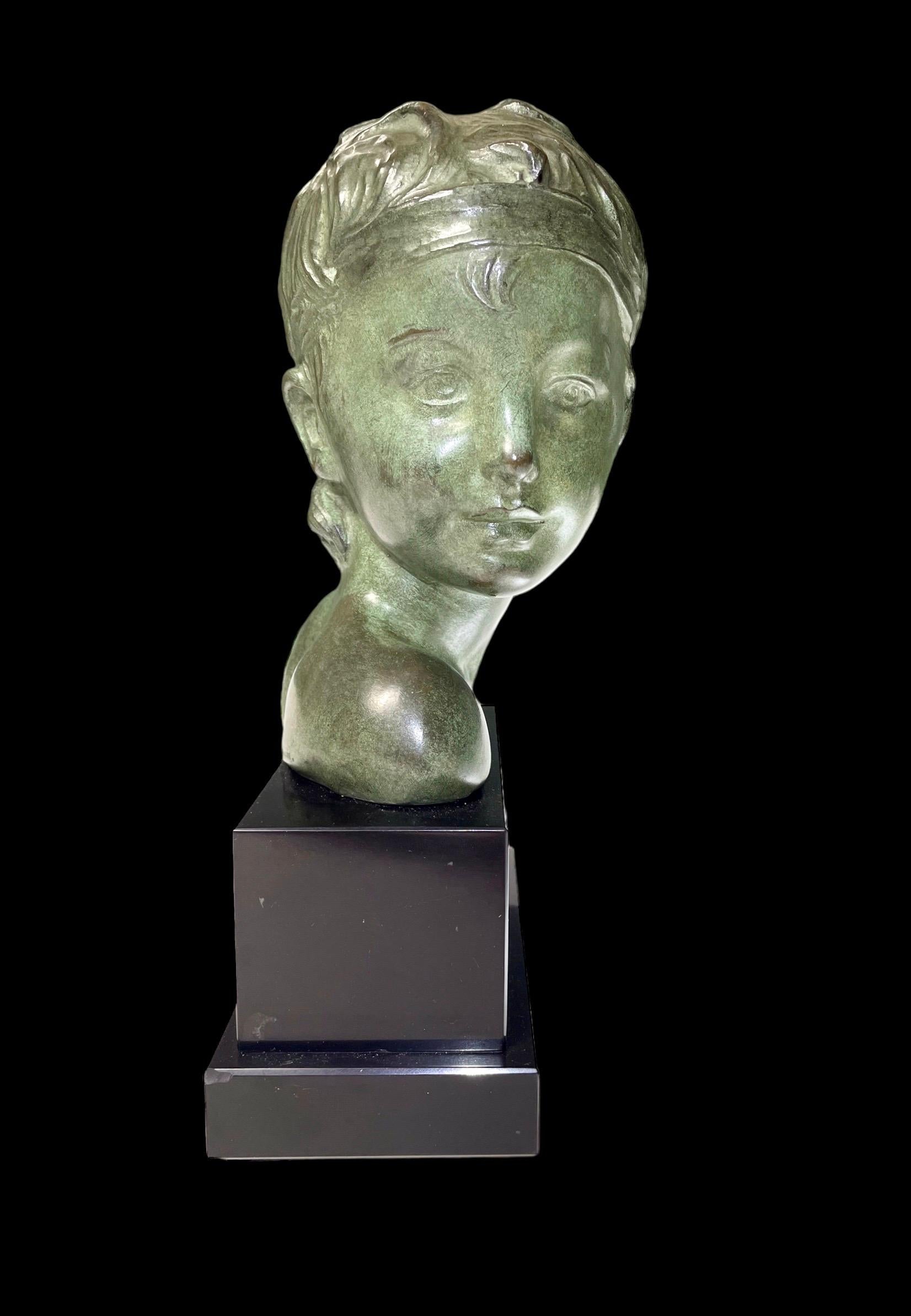 Art Deco Bronze By Alexandre Kéléty For Sale 7