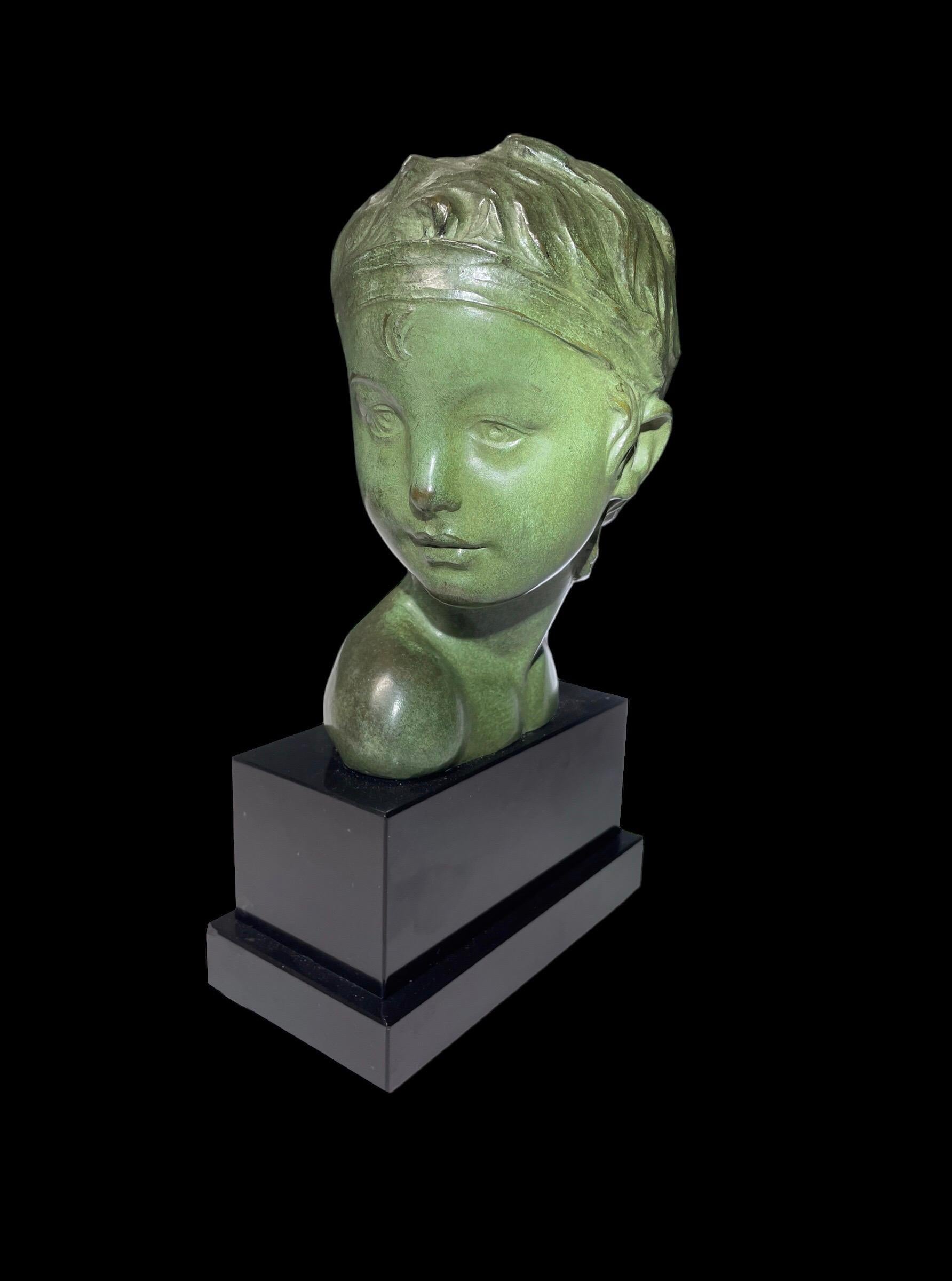 Art Deco Bronze By Alexandre Kéléty For Sale 8
