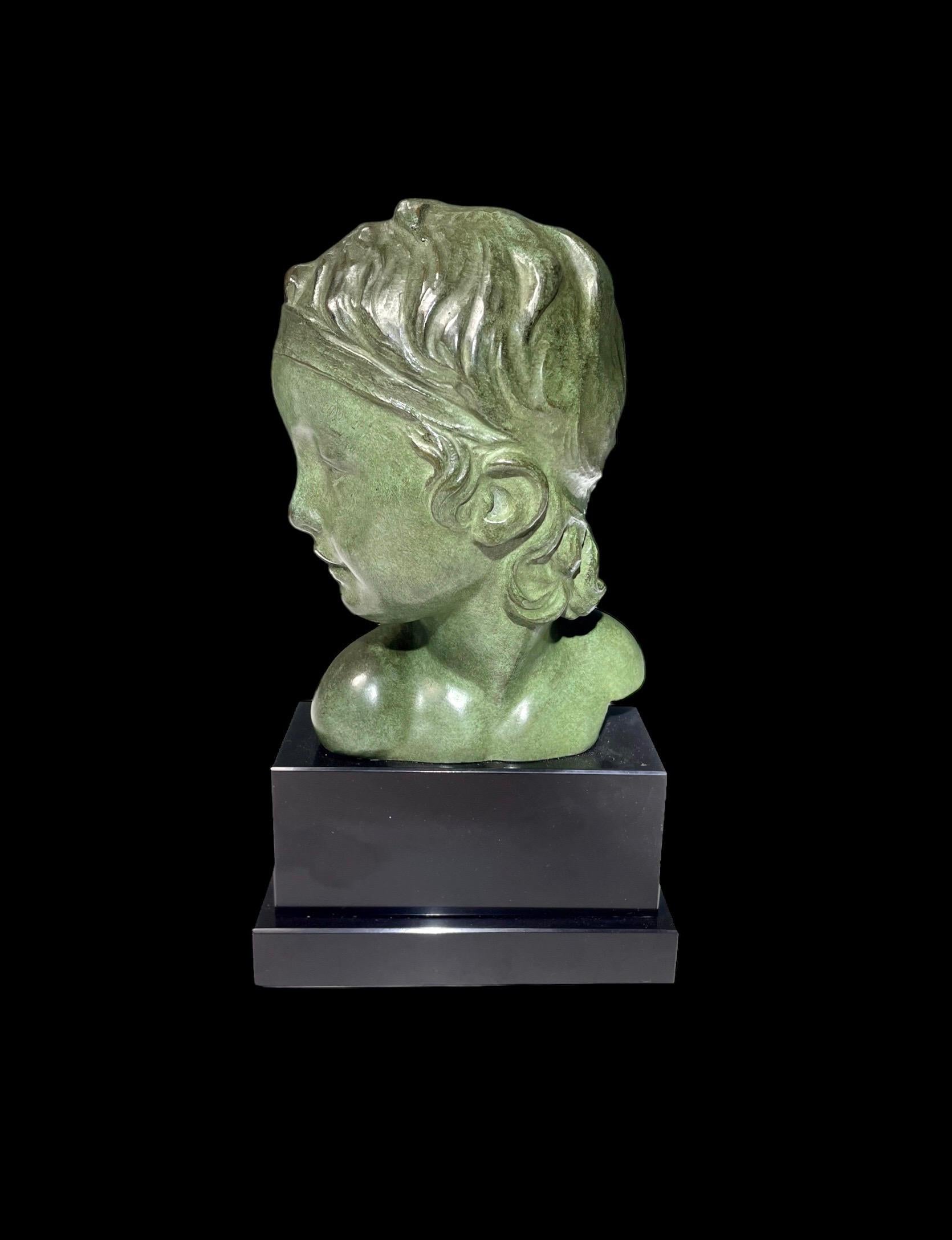 Art Deco Bronze By Alexandre Kéléty For Sale 10