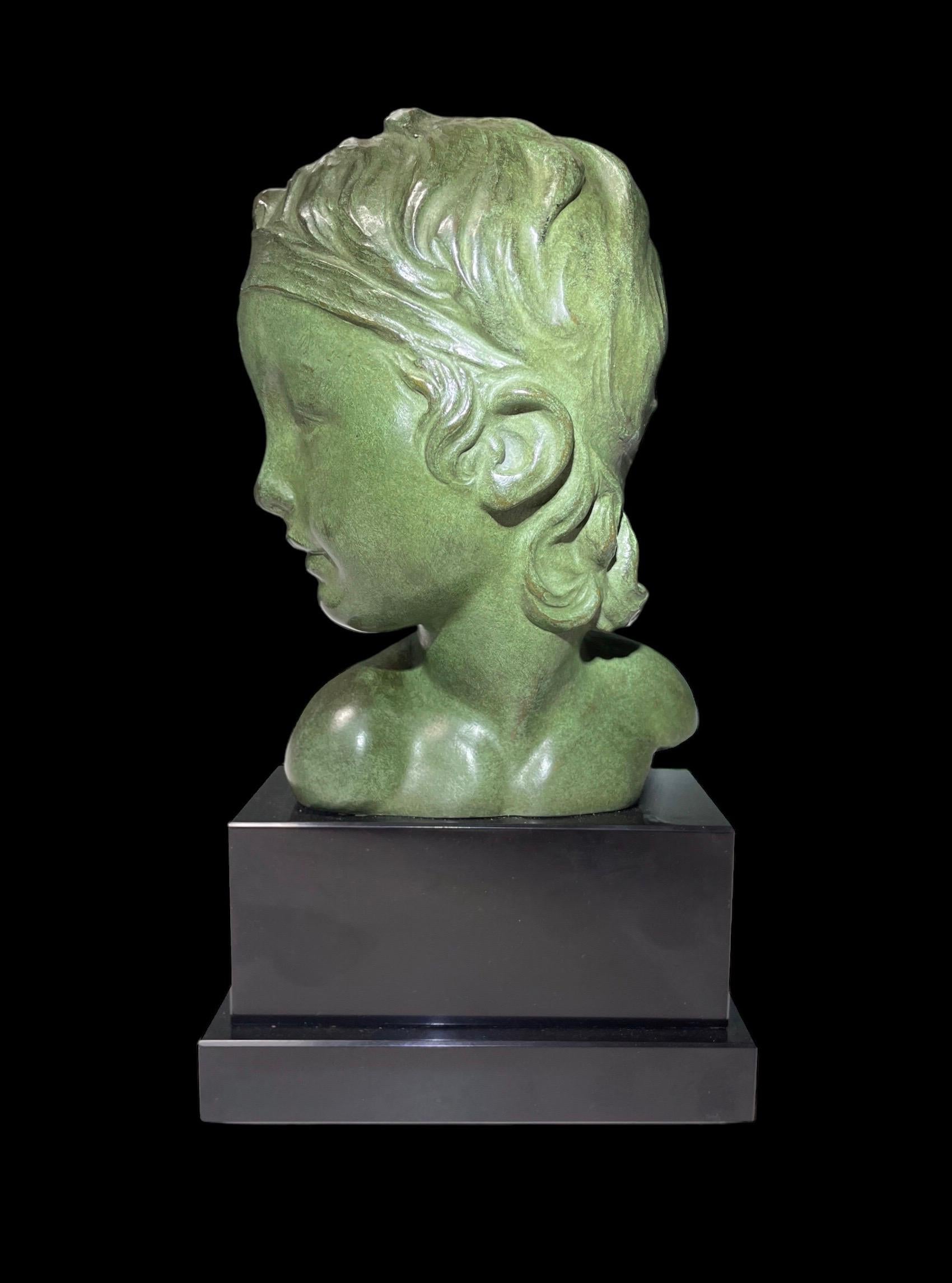 French Art Deco Bronze By Alexandre Kéléty For Sale