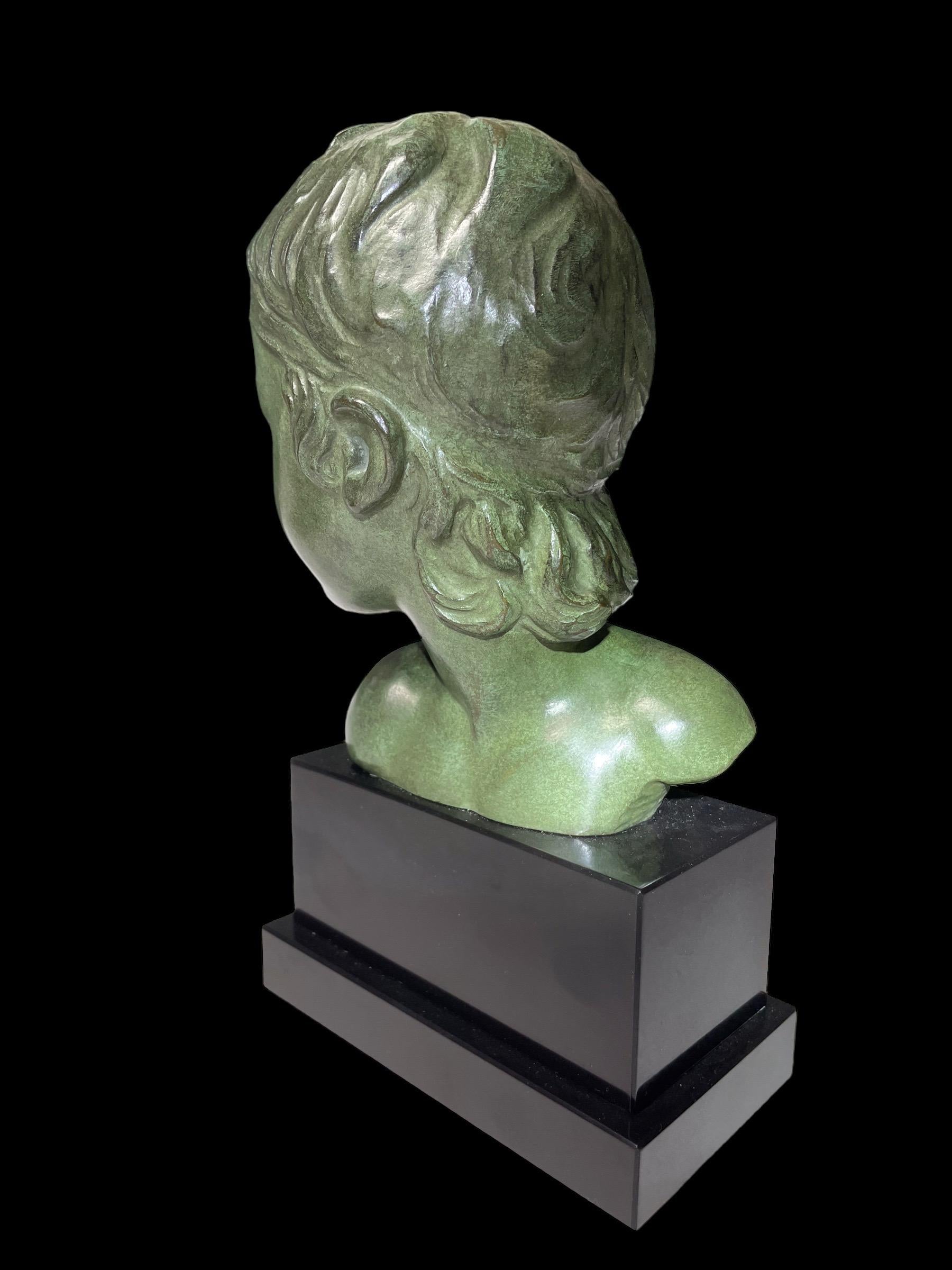 Art Deco Bronze By Alexandre Kéléty In Good Condition For Sale In Lee-On-The-Solent, GB