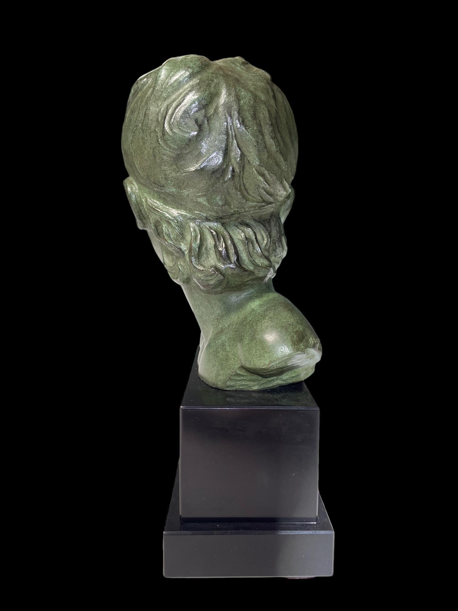 Early 20th Century Art Deco Bronze By Alexandre Kéléty For Sale