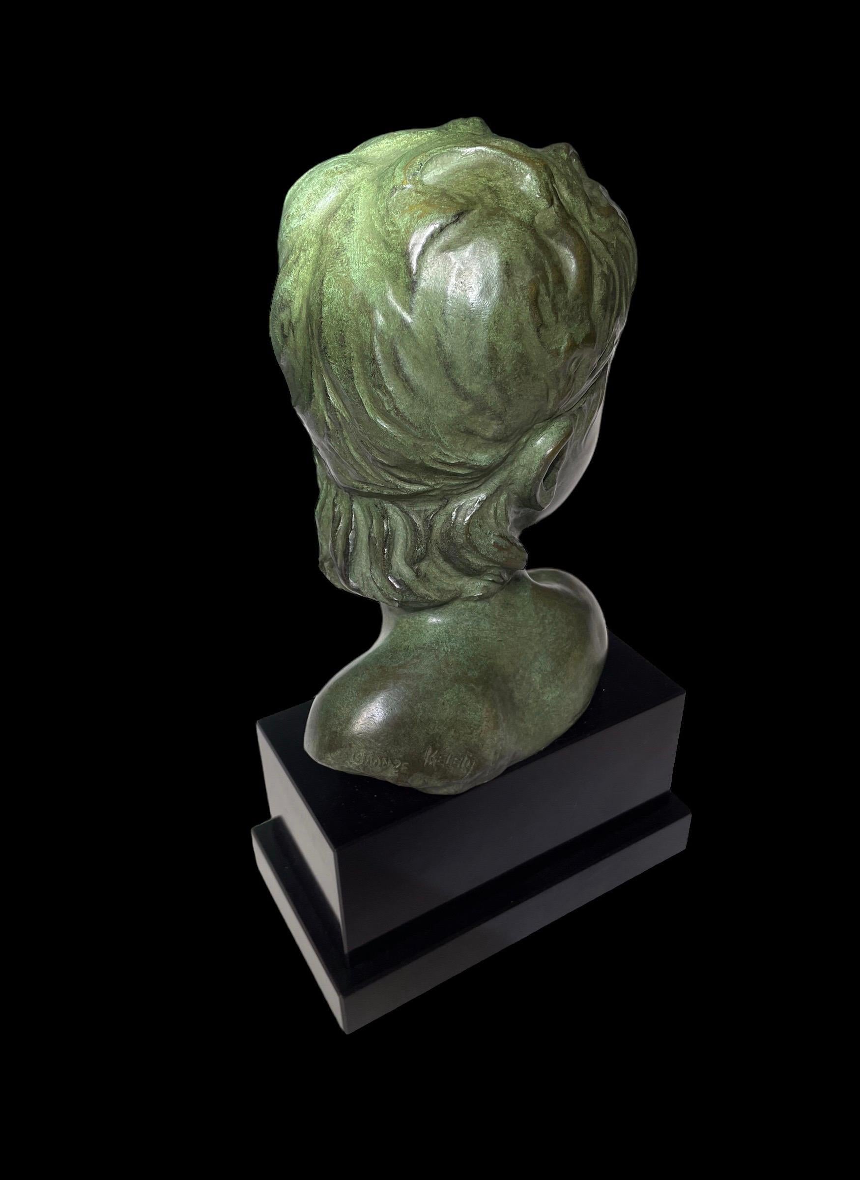 Art Deco Bronze By Alexandre Kéléty For Sale 2