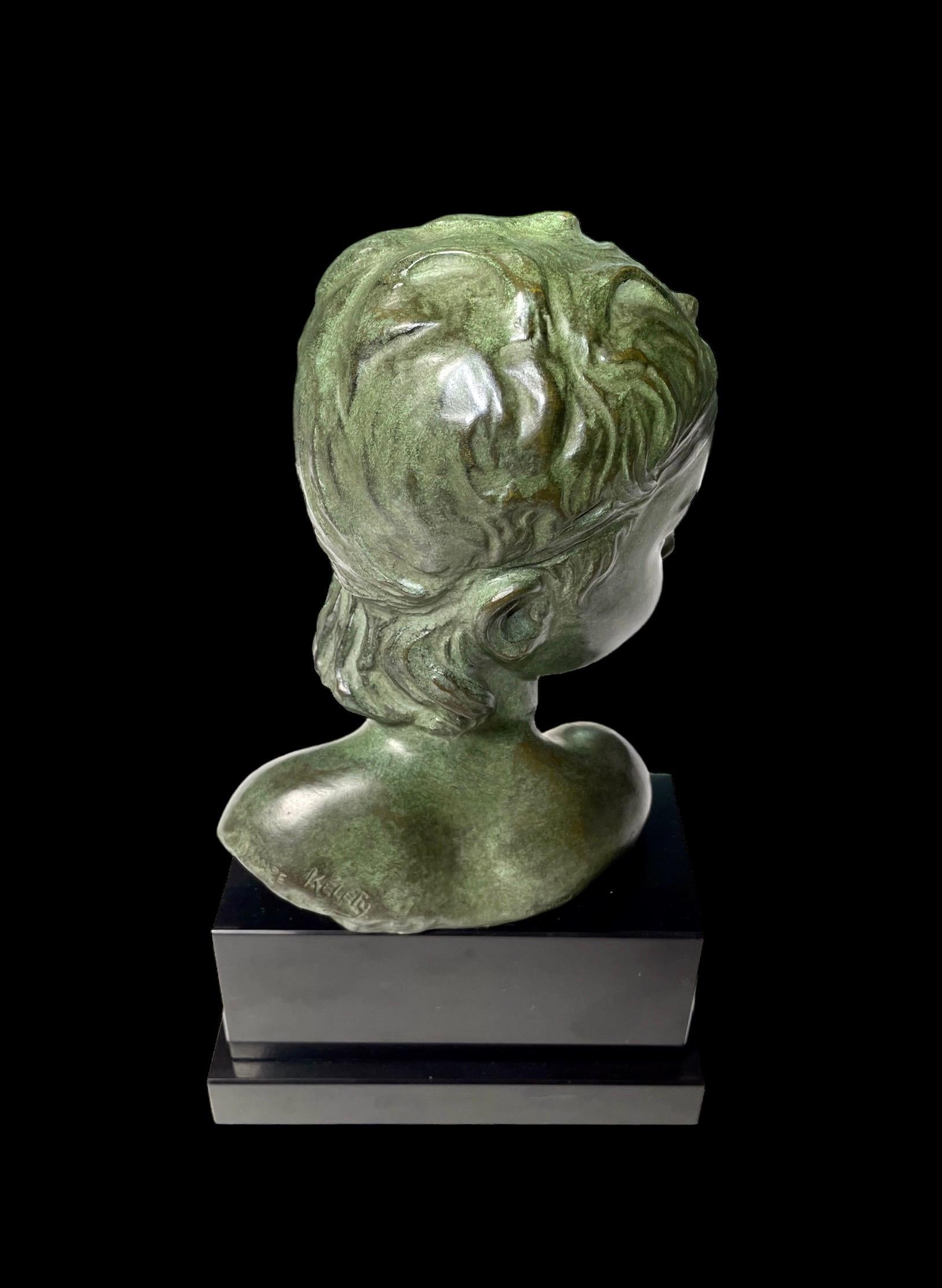 Art Deco Bronze By Alexandre Kéléty For Sale 3