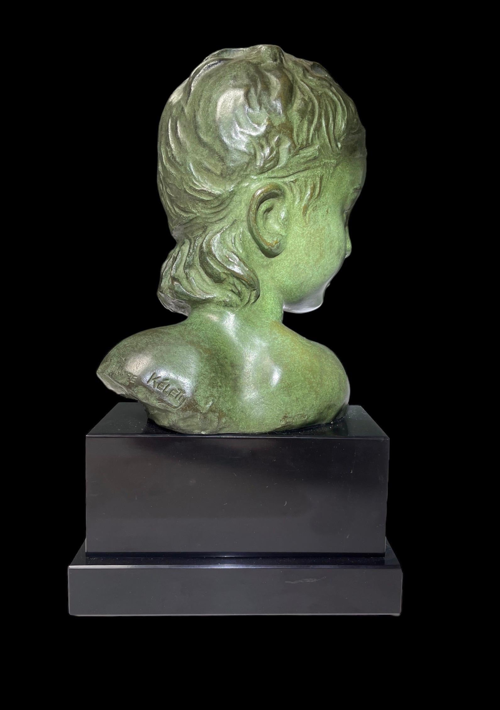 Art Deco Bronze By Alexandre Kéléty For Sale 4