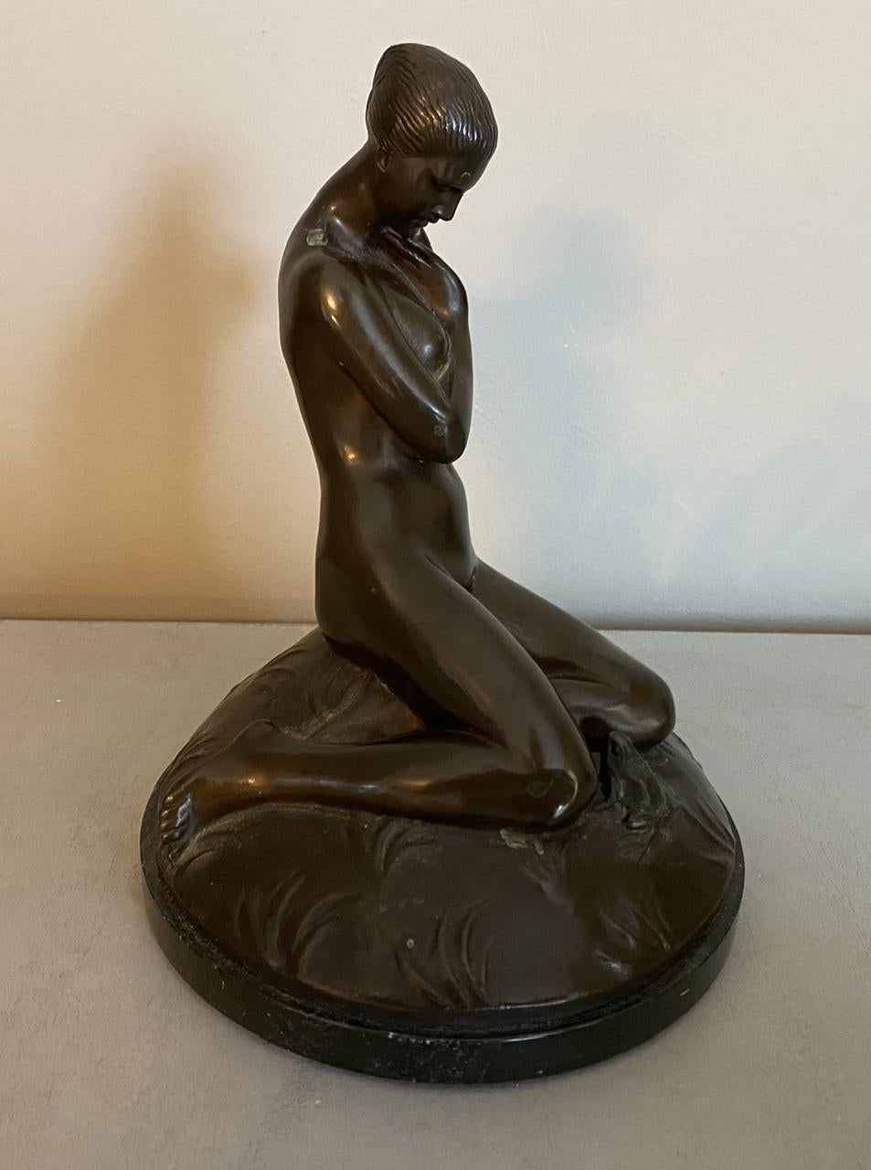 Art Deco Bronze by C Neuhaus In Good Condition For Sale In Seaford, GB
