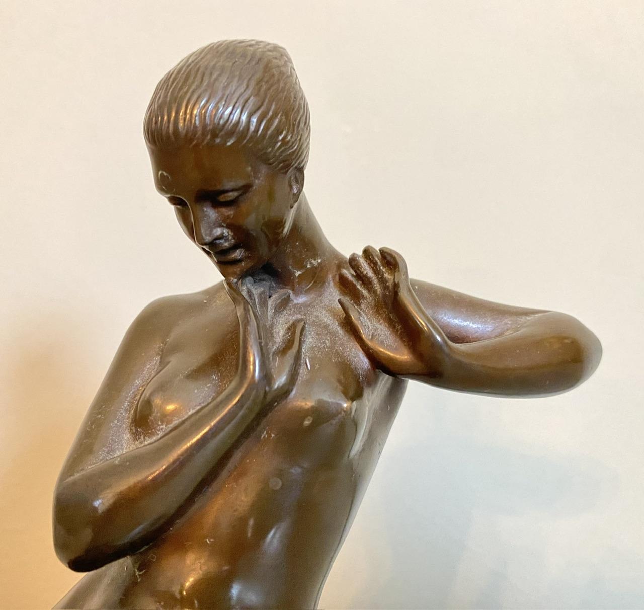 Art Deco Bronze by C Neuhaus For Sale 1