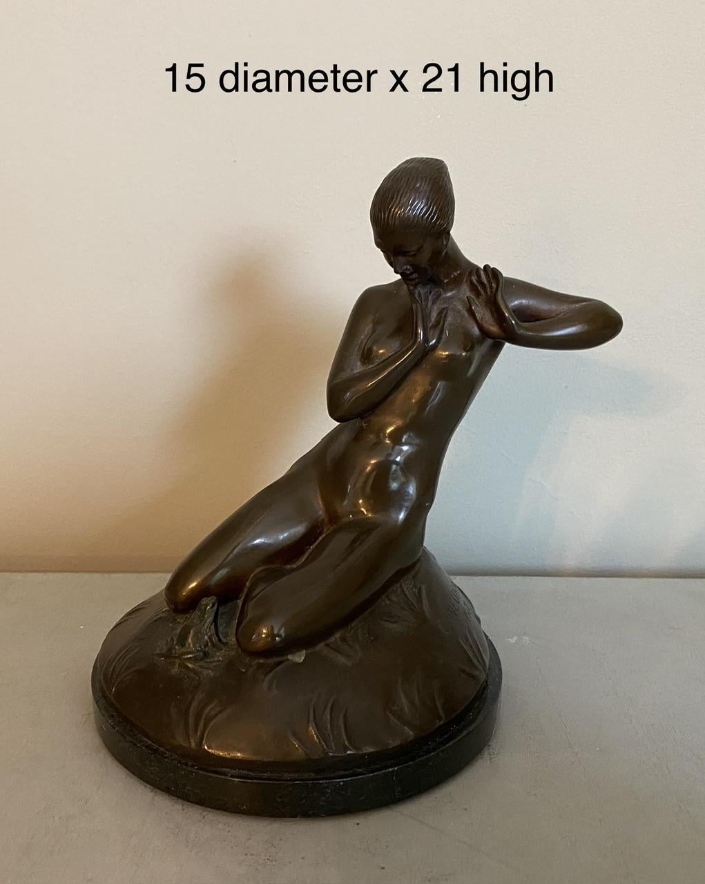 Bronze Art Déco par C. Neuhaus en vente 4