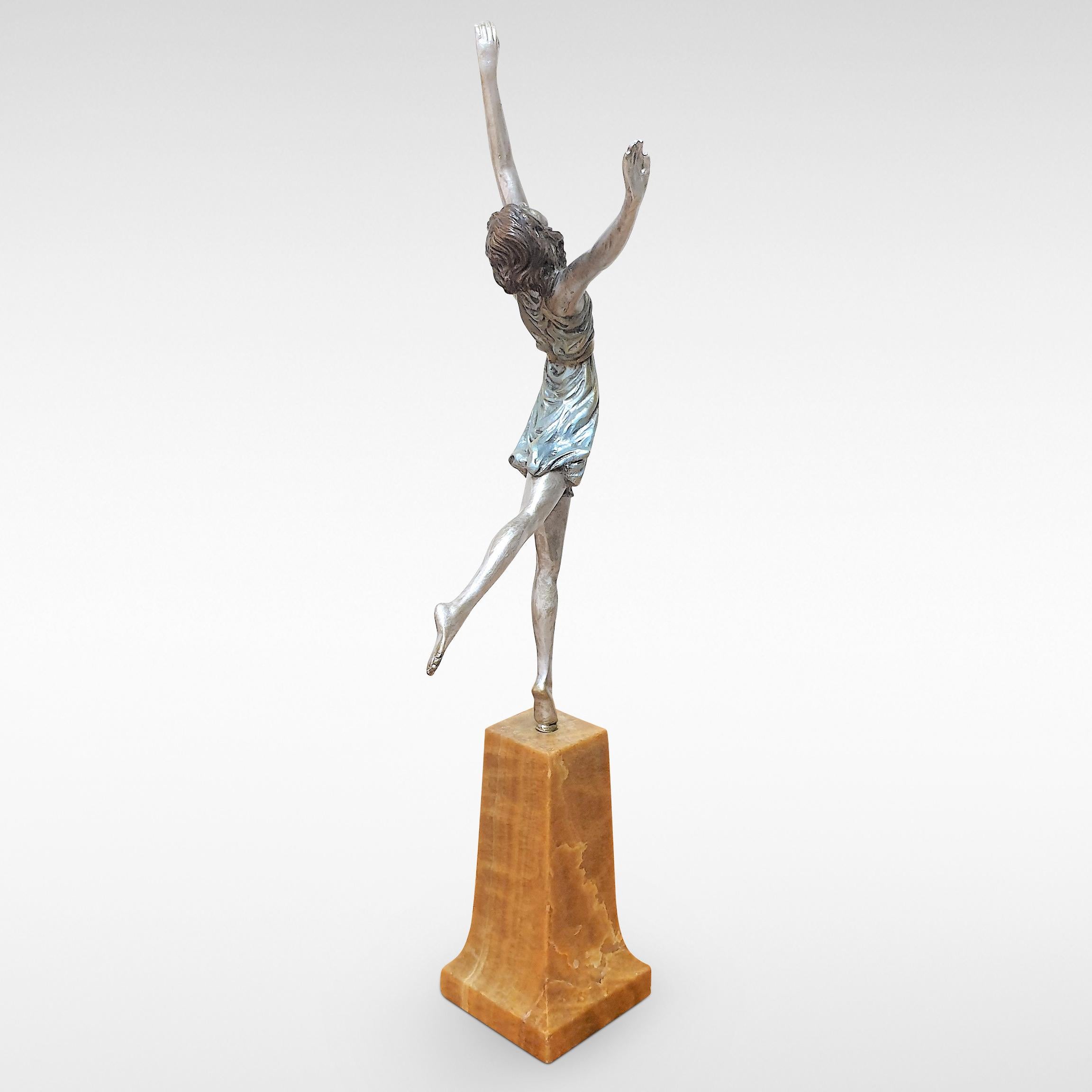 French Art Deco bronze by Pierre Le Faguays 