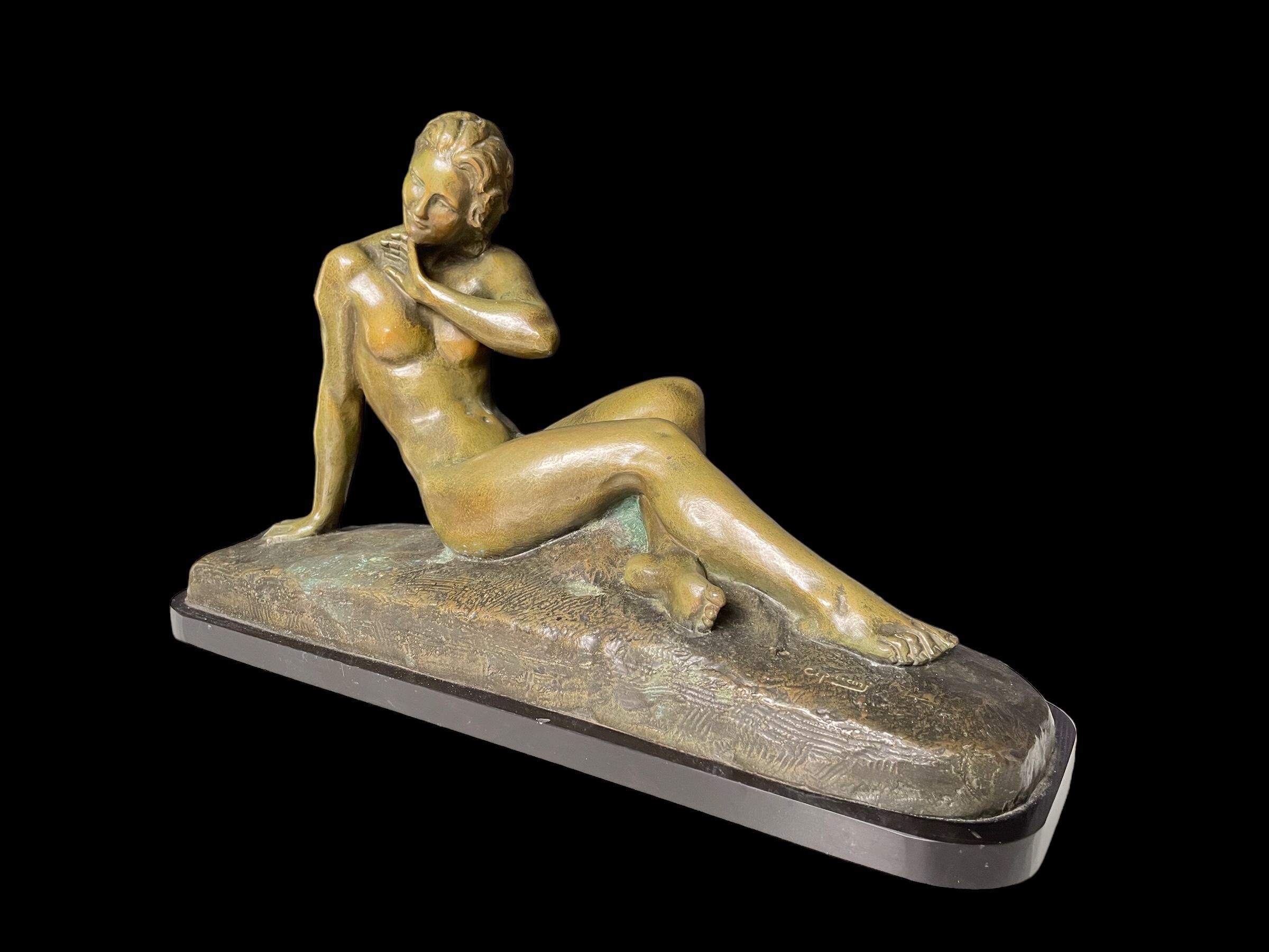 Art Deco Bronze by Ugo Cipriani For Sale 3