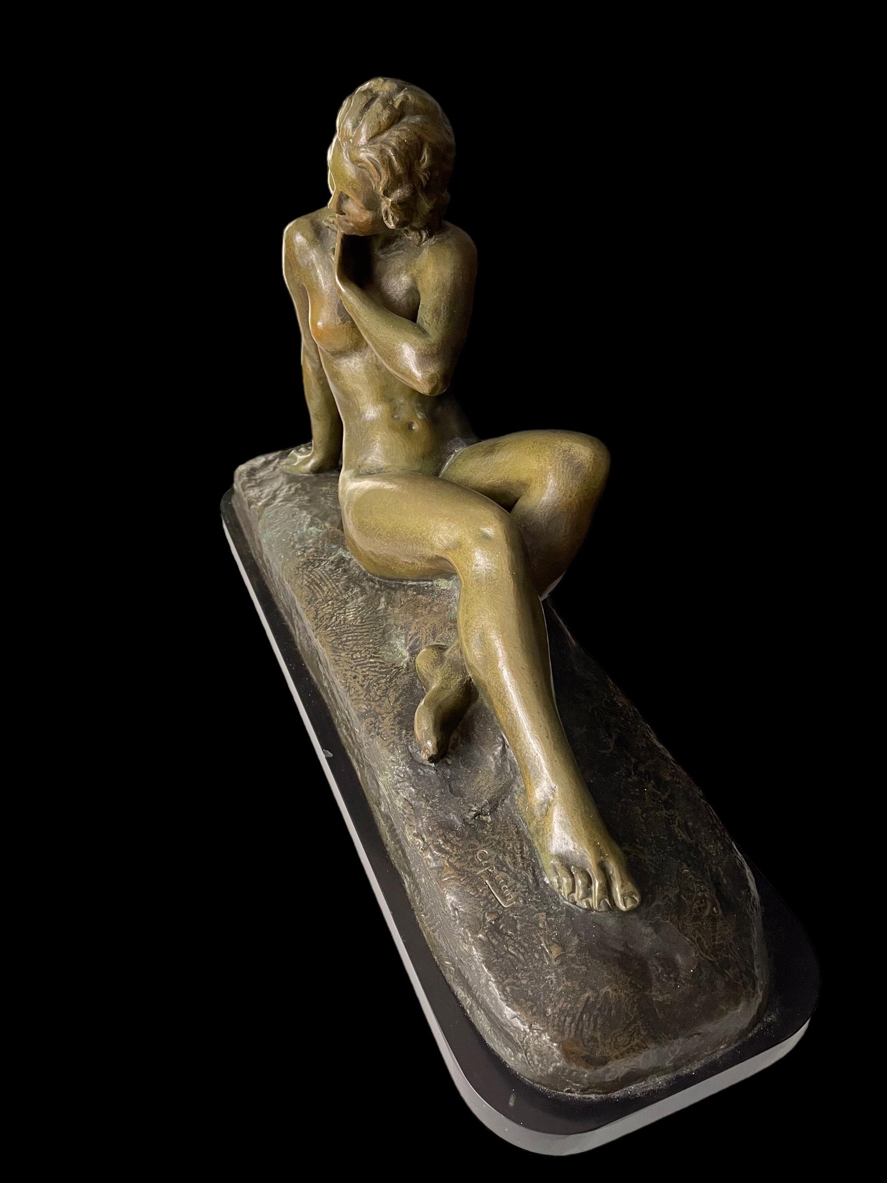 Art Deco Bronze by Ugo Cipriani For Sale 4
