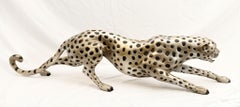 Art Deco Bronze Cat Panther Leopard Cheetah Casting