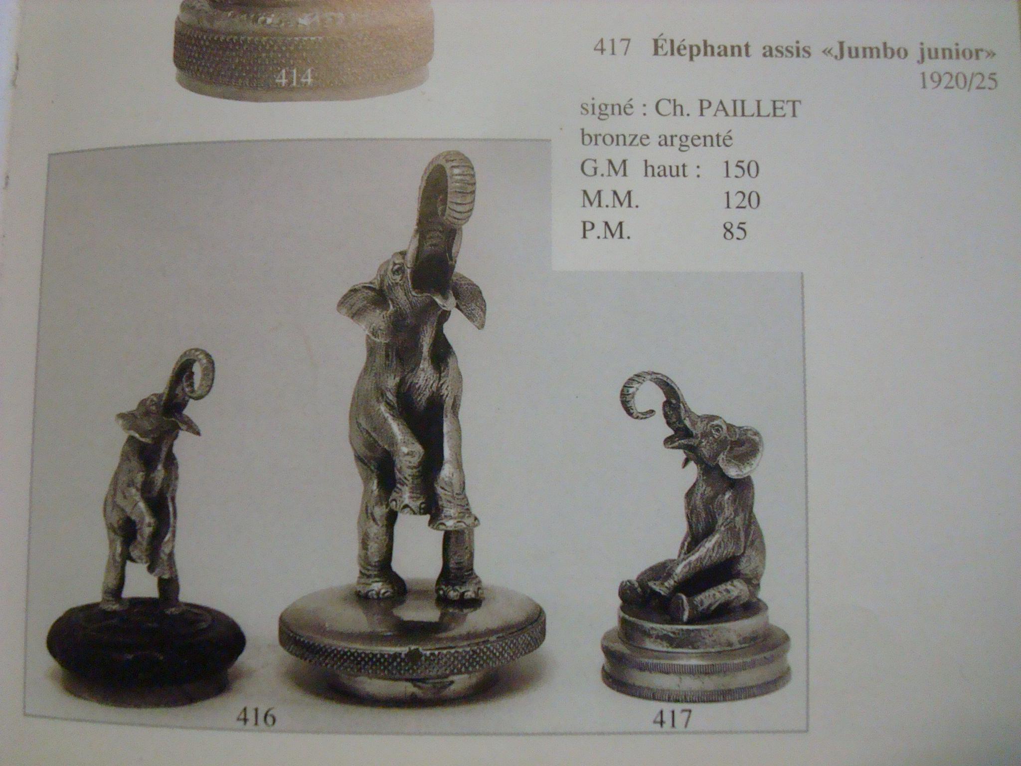Elefante da circo in bronzo Art Deco di Charles Paillet, Francia, anni '20 in vendita 5