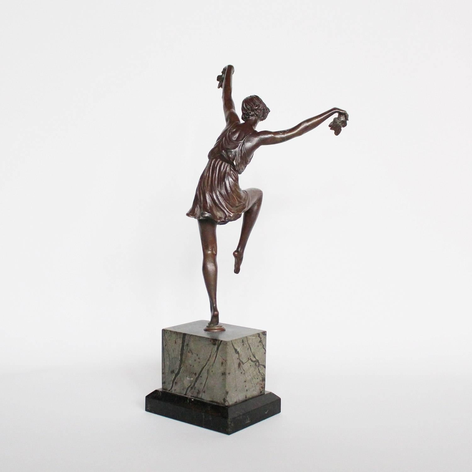 20th Century Art Deco Bronze Dancer