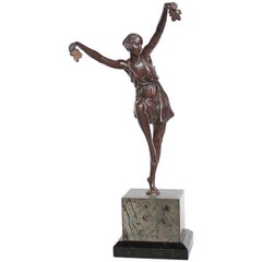 Art Deco Bronze Dancer