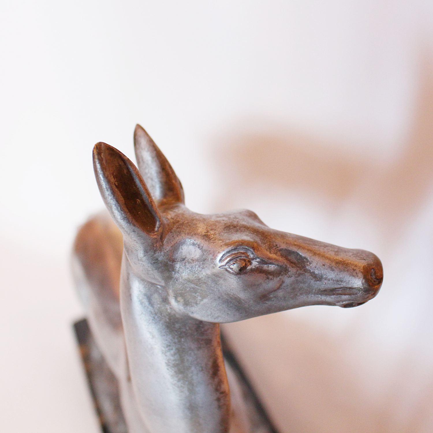 Art Deco Bronze Deer 2