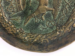 Max Le Verrier Large Art Deco Bronze Vide Poche or Decorative Dish