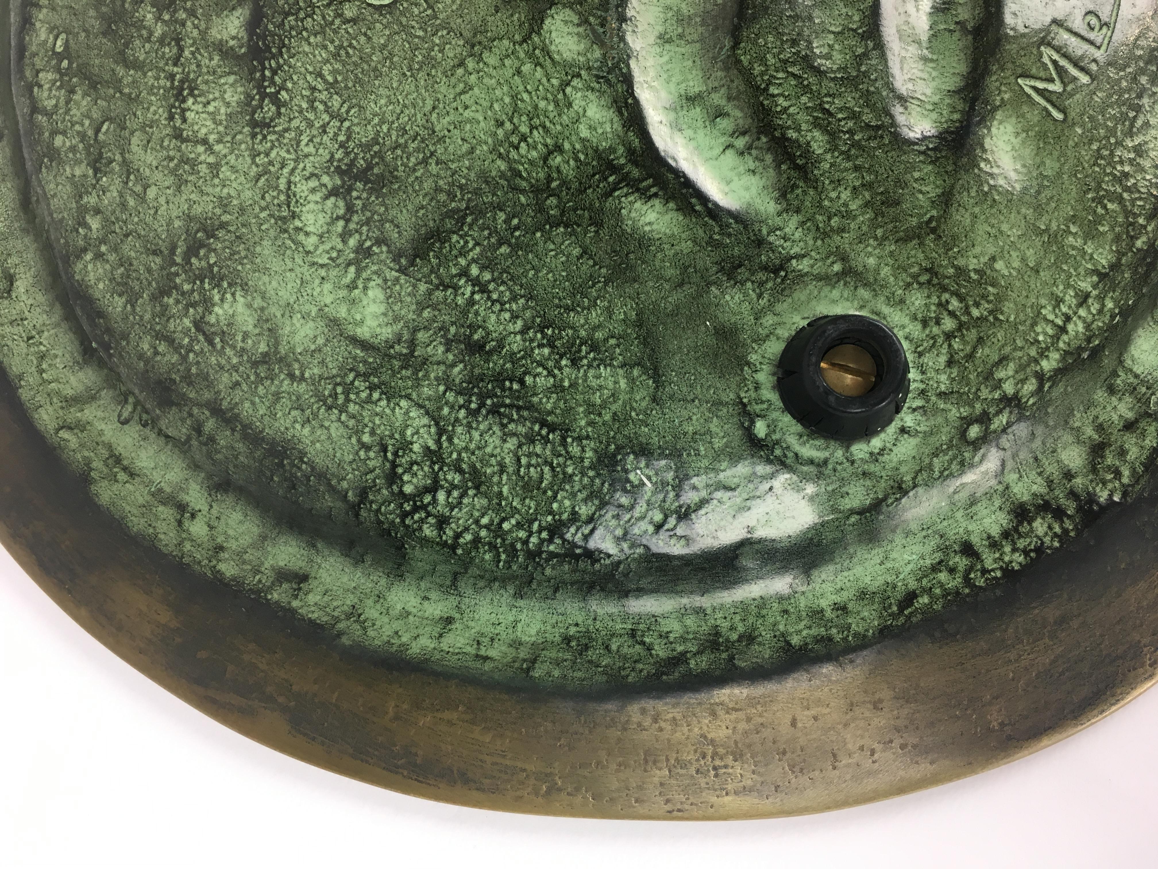 Max Le Verrier Gran Vide Poche o Plato Decorativo de Bronce Art Decó siglo XX en venta