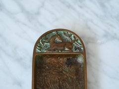 Art Deco Bronze Dish / Pen Tray by Evan Jensen, Denmark, 1930s