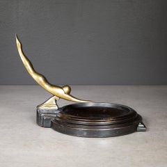 Art Deco Bronze Diver Coin Dish or Catchall c.1930