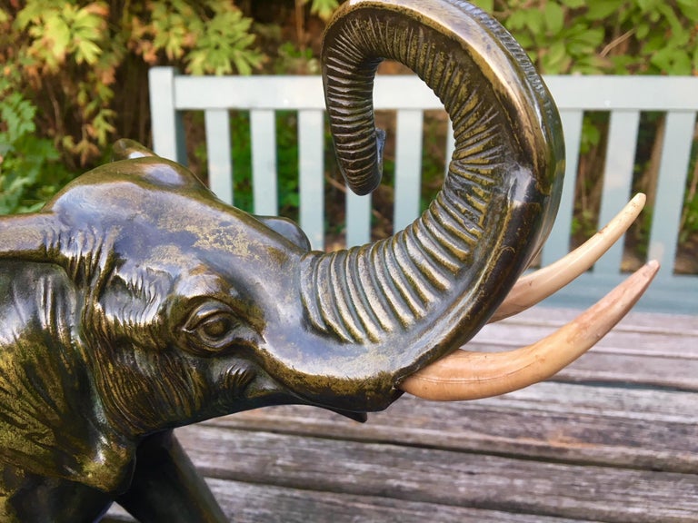 Art Deco Bronze Elephant by Rochard, French, circa 1930s For Sale at ...