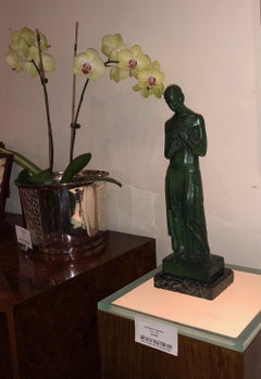 Art Deco Bronze Figure Antoine Vriens Classic 1928 1 of 6 Total Art Deco