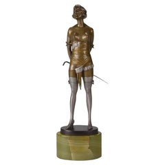 Figura Art Decó de Bronce titulada 'Caballo a la Fusta' de Bruno Zach