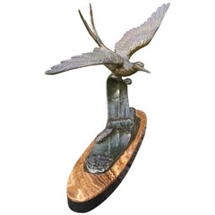 Art Deco Bronze Figure of a Seabird, circa 1930