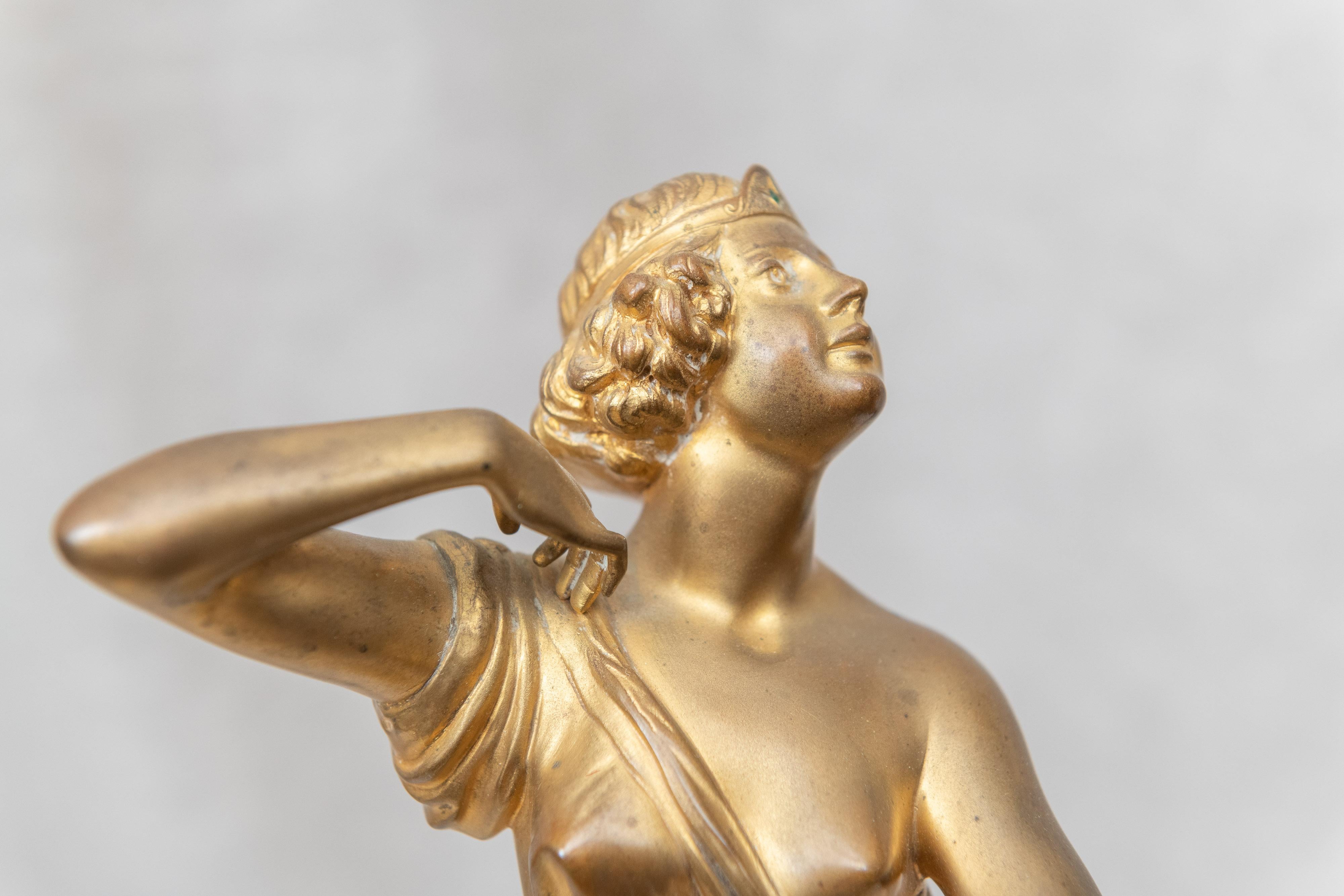 Art Deco Bronze Figure of Dancer Signed A. Ermler, circa 1920s 2