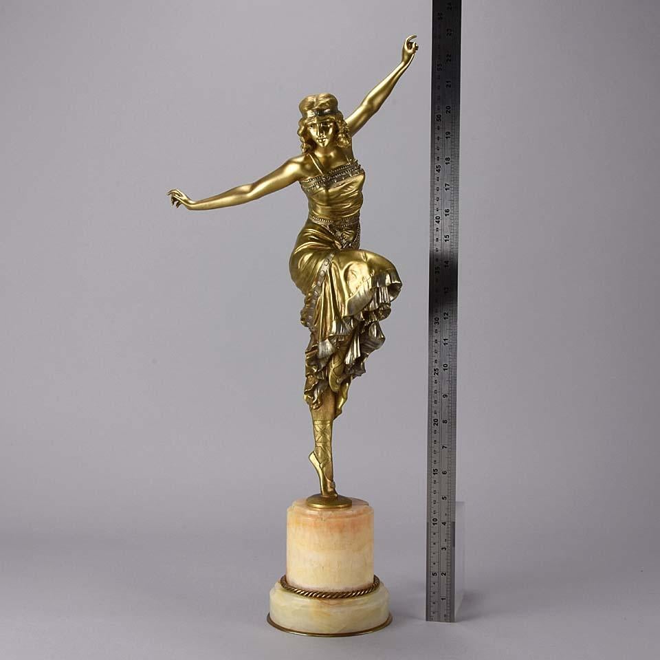 Art Deco Bronze Figure 'Russian Dancer' by Paul Philippe 4